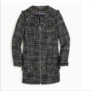 J Crew Tweed Swing Coat